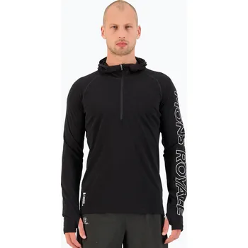 Pánská mikina Pánská termo mikina Mons Royale Temple Tech Hood black