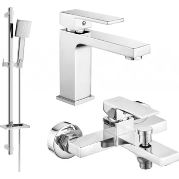 Vodovodní baterie Mexen Uno DQ45 vana sada, chrom - 71403DQ45-00 Bateriové soupravy