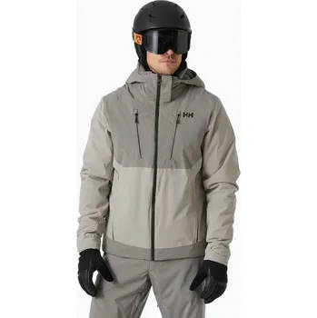 Pánská lyžařská bunda Helly Hansen Alpha 4.0 concrete