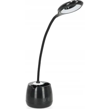 Lampička Bezdrátová stolní lampa USB 5W Černá Přenosná