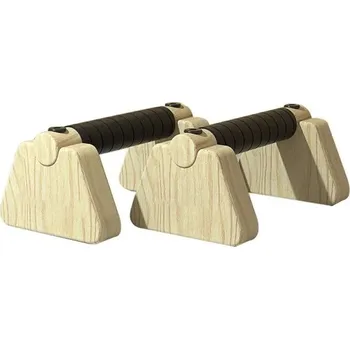 Dřevěná bradla na kliky 20 cm Buková paraleta pro domácí cvičení Kliky Kalistenika Posilování Nosnost 300 kg