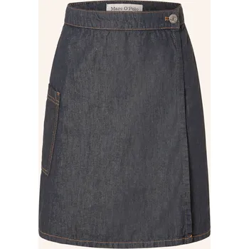 Dámská sukně Marc O'polo Dámská Džínová Sukně Se Lnem, 008 rinsed cotton...