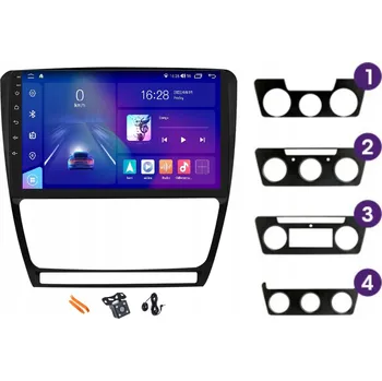 Auto Hi-Fi AUTORÁDIO NAVIGACE GPS DSP LTE ŠKODA OCTAVIA 2 04-13 ANDROID