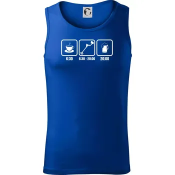 Pánská móda Káva detektor pivo - Tílko pánské Core - S ( Královská modrá )