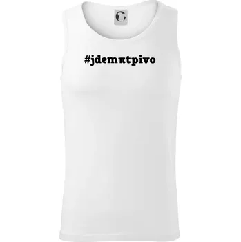 Jdem pít pivo - Tílko pánské Core - 2XL ( Bílá )