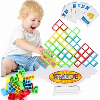 ostatní stavebnice Puzzle Tetris Balanční Stavebnice Logická Hra 64 Stavebnice