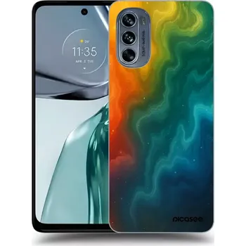 Pouzdro na mobilní telefon Picasee silikonový černý obal pro Motorola Moto G62 - Solar