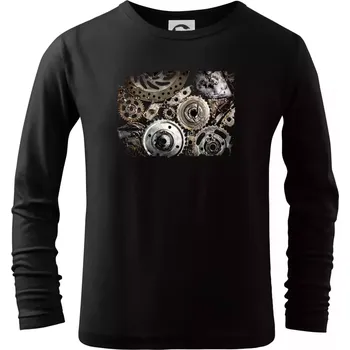 Chlapecké tričko Úlovky ze sklepa - Triko dětské Long Sleeve - 122 cm/6 let ( Černá )