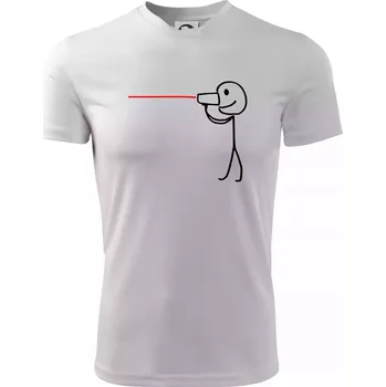 Pánské tričko Láska telefon - Pánské triko Fantasy sportovní (dresovina) - M ( Bílá )