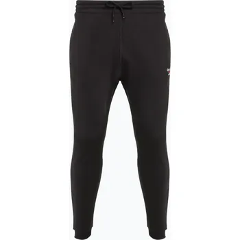 Kalhoty Reebok Identity Small Logo Fleece Jogger black/white/vector red