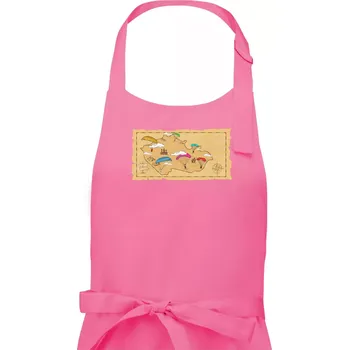 Kuchyňská zástěra Paragliding v ČR - Pánská zástěra na vaření - Univerzální velikost ( Růžová )