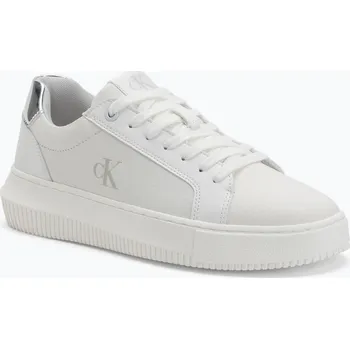 Dámské tenisky Dámské boty Calvin KleinYW0YW01769 Chunky Cupsole Low Mg bright white/silver