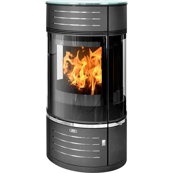 Krbová kamna ABX Abx Atrium 9 - černý plech