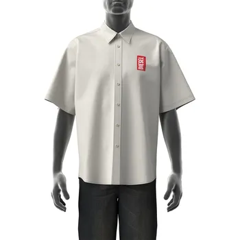 Pánské oblečení Tričko Diesel Vapourous Gray 1150798 M (48)