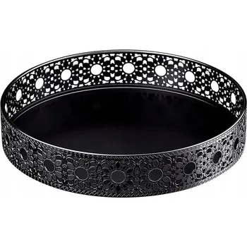 Obraz OTOČNÝ ORGANIZÉR NA KOŘENÍ DO KUCHYNĚ ČERNÝ