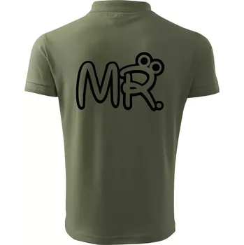 Pánská košile Mr, Mrs a Jr rodinná trička - Polokošile pánská Pique Polo 203 - XL ( Khaki )