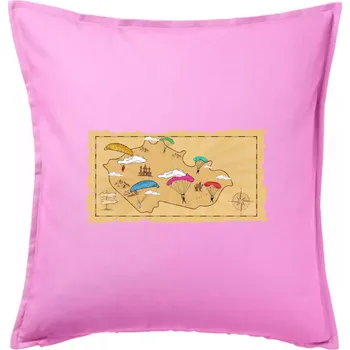 Polštář Paragliding v ČR - Polštář 50x50 - 50x50 - Pouze potah ( Růžová )