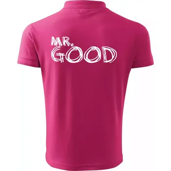 Pánská košile Mr. Good - Polokošile pánská Pique Polo 203 - S ( Purpurová )
