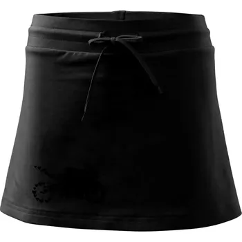 Dámská sukně Moto love - Sportovní sukně - two in one - L ( Černá )