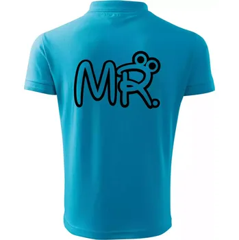 Pánská košile Mr, Mrs a Jr rodinná trička - Polokošile pánská Pique Polo 203 - 3XL ( Světlý tyrkys )