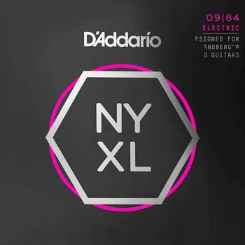 Struna pro kytaru a smyčcový nástroj Struny pro elektrickou kytaru D'Addario NYXL0984SB