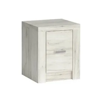 Noční stolek Noční stolek kraft bílý INDIANAPOLIS I-24