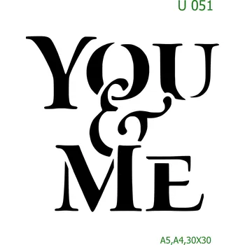 Šablona U 051 - A4 , Lepící fólie