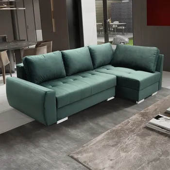 Sedací souprava Sedací souprava KARMIN | 243x149 cm | PRAVÁ | rozkládací + 2x úložný prostor | VÝBĚR TKANIN