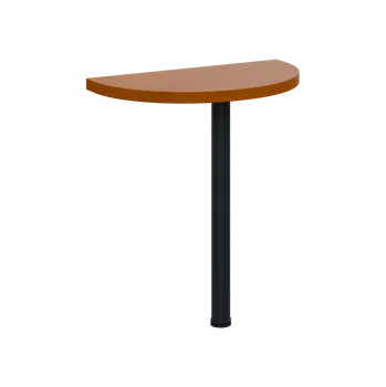 Stolová podnož SIJD - 80 přístavba jednací, kovová podnož černá, síla desky 36 mm, široká 800 mm, třešeň šumavská