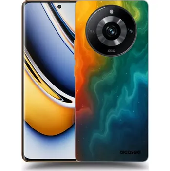 Pouzdro na mobilní telefon Picasee silikonový černý obal pro Realme 11 Pro+ - Solar