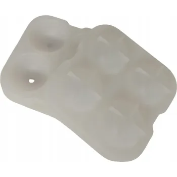 Tvořítko na led SILIKONOVÁ FORMA NA LEDOVÉ KOULE XXL NA NÁPOJE BÍLÁ