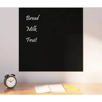 Magnetická kreslící tabulka vidaXL Nástěnná magnetická tabule 60 x 60 cm tvrzené sklo [347944] Barva: Černá