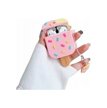 Příslušenství pro sluchátka Flipové Pouzdro Greenzone pro Apple AirPods růžové