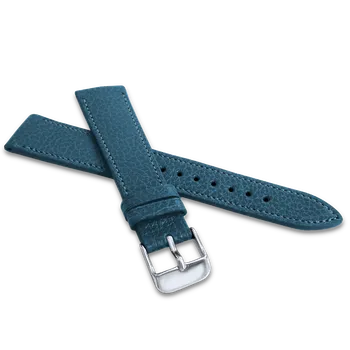 Řemínek na hodinky LAVVU Modrý prošitý řemínek MEDITERRA z luxusní kůže Top Grain - 20 LSADL20