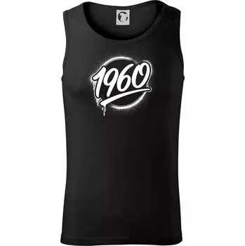 Pánské termoprádlo Narozeninovy ročník graffiti 1960 - Tílko pánské Core - L ( Černá )