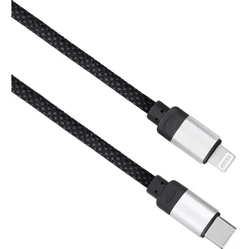 Datový kabel Solight magnetický USB-C/Lightning kabel, USB-C konektor - Lightning konektor, 1m