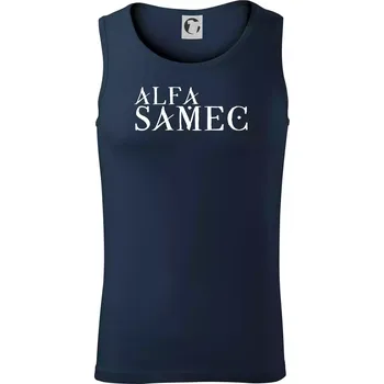 Alfa Samec - Tílko pánské Core - XL ( Námořní modrá (velmi tmavá - téměř černá) )