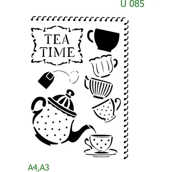 Šablona U 085 - A3 , Nelepící folie