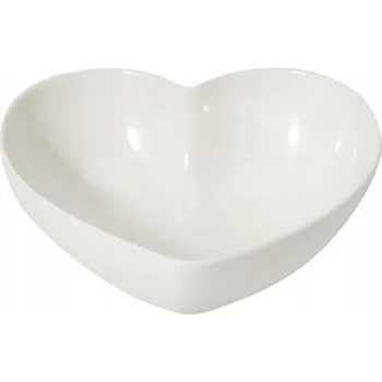 Mistička Srdce 12,5cm, bílá