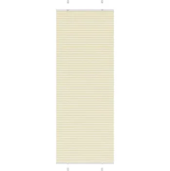 vidaXL Plisovaná roleta 80x200 cm Šířka látky 79,4 cm [4015207] Barva: krémová