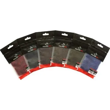 Umělá nástraha Dubbing Fulling Mill Tactical Peacock Flash Dub červený