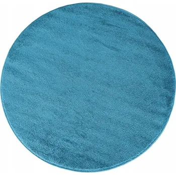 Koberec Koberec jednobarevný modrý kulatý Portofino 60