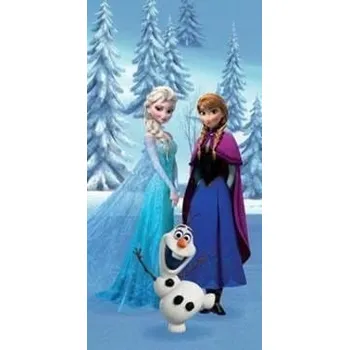 Plážová osuška 70x140 Frozen Ledové Království Elsa a Anna