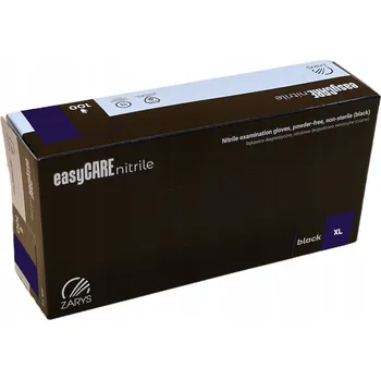 Vyšetřovací rukavice Nitrilové rukavice ČERNÉ 100 Ks Velikost XL