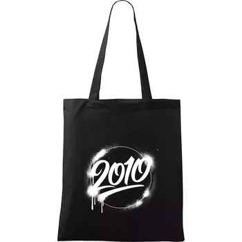 Narozeninovy ročník graffiti 2010 - Taška bavlněná - 42 x 38 cm ( Černá )