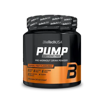 Anabolizér BioTech Pump Caffeine Free 330 g Příchuť: ledový čaj-citron
