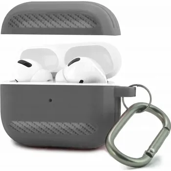 Příslušenství pro sluchátka Pouzdro s klopou DirectLab pro Apple AirPods Pro 2 šedé