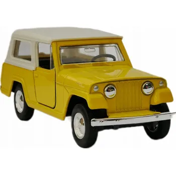 autíčko Jeep jeepster Commando Station Wagon 1967 1:34-39 model Welly žlutý