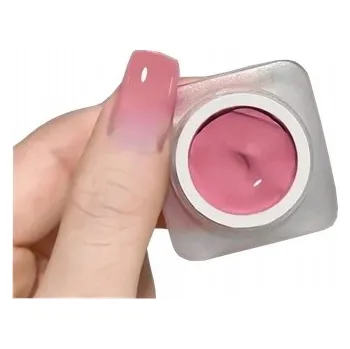 Přípravek na nehty Gel UV LED lak na nehty Soak off Ombre 8ml barva Pastelově růžová #9