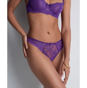 Souprava dámského spodního prádla Tanga AUBADE (OG26-04), Velikost S, Barva fialová